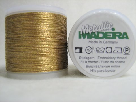 Madeira Metallic No.15 F.27 Gold