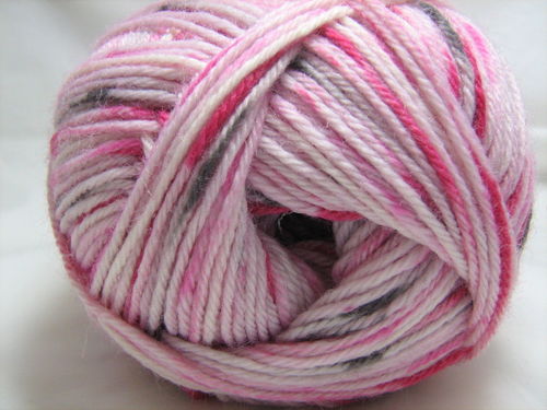 Mally Socks Valentinstagsedition 6F. F.140 Pink-Rosa-Grau